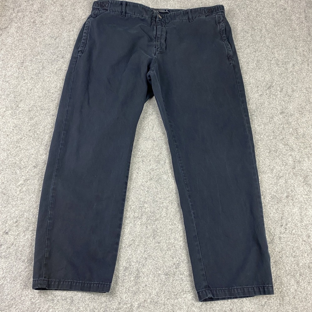 Harmont & Blaine Pants Mens‎ 39x28 Navy Blue Chino Cotton Made Italy designer